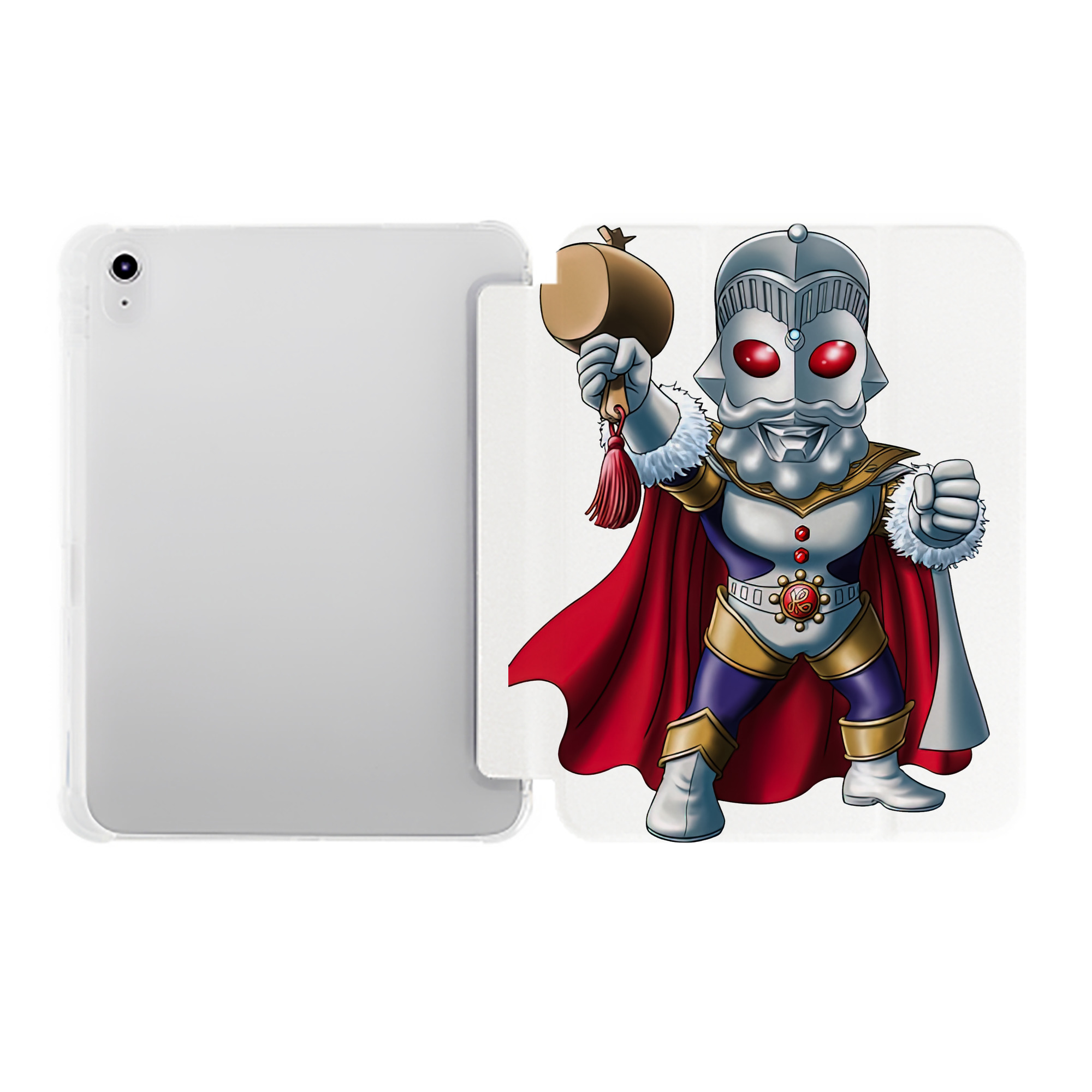 （画像用） ウルトラマン Ultraman IPad ケース ペン収納付き 三つ折りスタンド PUレザー×シリコン 対応機種9.5/10.5/10.9インチ